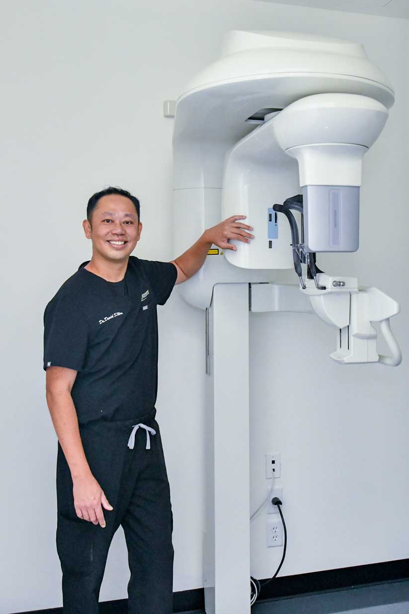 Dr. Dave Wan with CBCT Scanner
